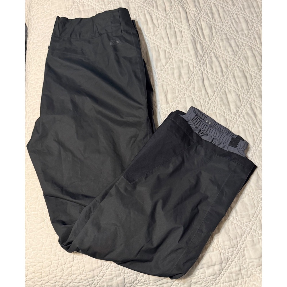 Patagonia Snowshot H2No Waterproof Snow Pants Black men's L RECCO Ski Snowboard